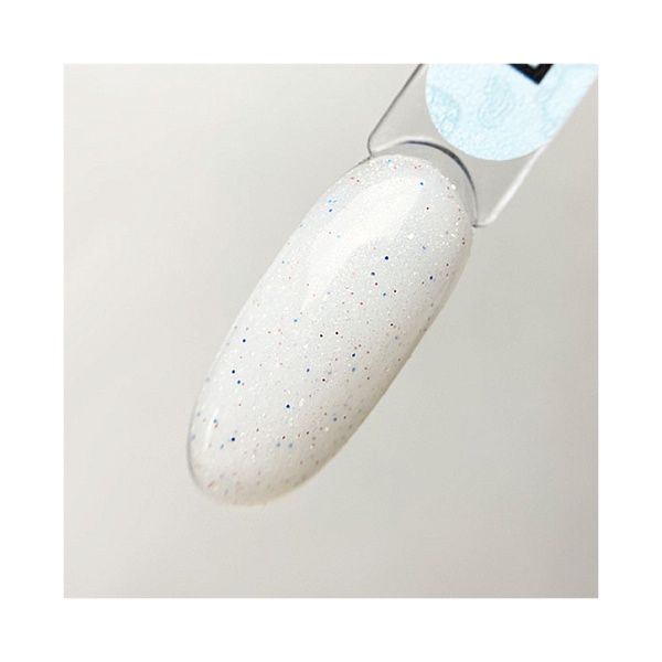 Patrisa Nail Каучуковая база для гель-лака Beze base, №03 молочный с разноцветным микрошиммером, 8 мл купить - 0