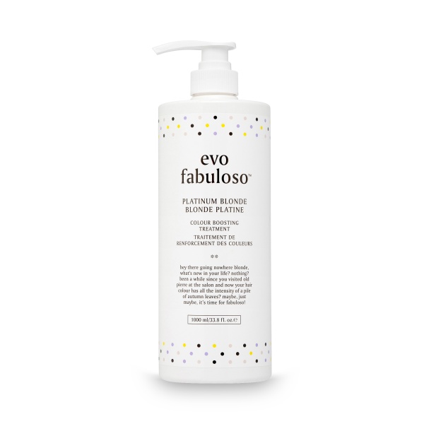 Evo Fabuloso Тонирующий бальзам-уход Colour Boosting Treatment Platinum Blonde, Платинум Блонд, 1000 мл купить - 0