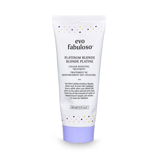 Evo Fabuloso Тонирующий бальзам-уход Colour Boosting Treatment Platinum Blonde, Платинум Блонд, 220 мл купить - 0