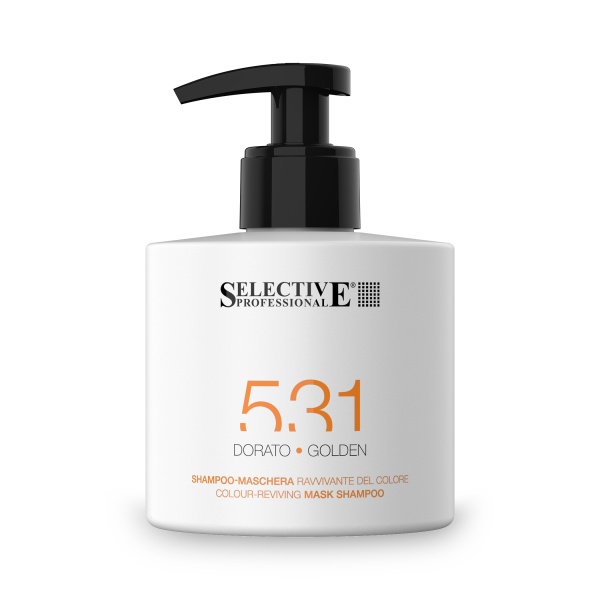 Selective Professional Шампунь-маска для возобновления цвета волос 531, оттенок золотистый, 275 мл купить - 0