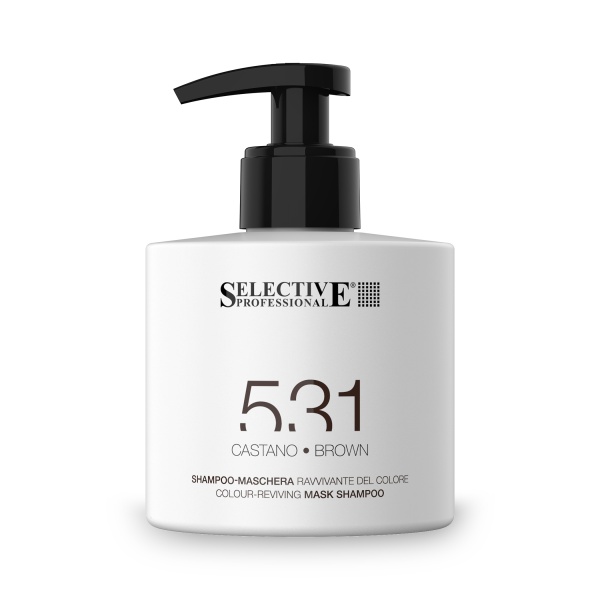 Selective Professional Шампунь-маска для возобновления цвета волос 531, оттенок коричневый, 275 мл купить - 0