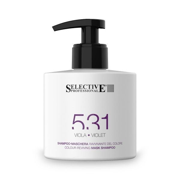 Selective Professional Шампунь-маска для возобновления цвета волос 531, оттенок фиолетовый, 275 мл купить - 0