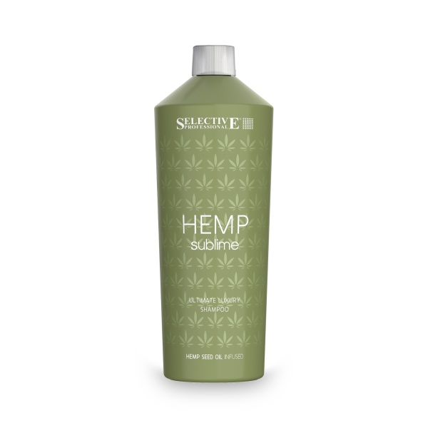 Selective Professional Шампунь увлажняющий для сухих и поврежденных волос Ultimate Luxury Shampoo Hemp Sublime, 1000 мл купить - 0