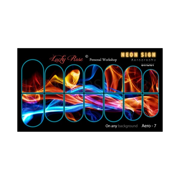 Lucky Rose Слайдер-дизайн Aero Neon, №007 купить - 0