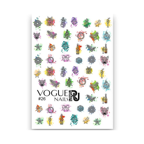 Vogue Nails Слайдер-дизайн, №026, СЛ26 купить - 0