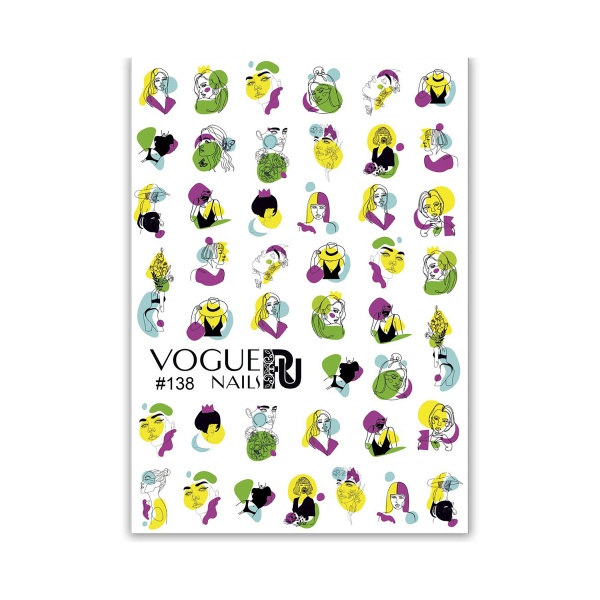 Vogue Nails Слайдер-дизайн, №138, СЛ138 купить - 0