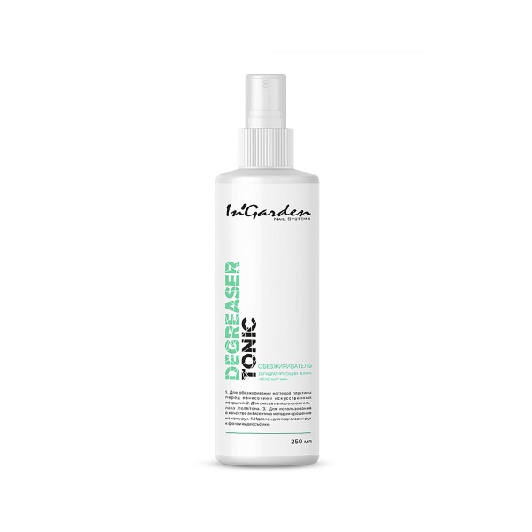 InGarden Дегидратирующий тоник Degreaser Tonic, Зелёный чай, 250 мл купить - 0