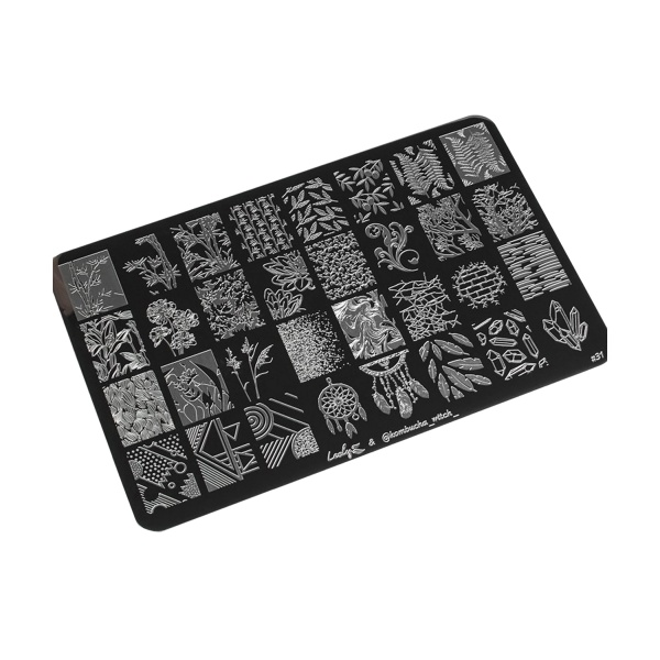 Lesly Пластина для стемпинга, №31 & @kombucha_witch_ купить - 0