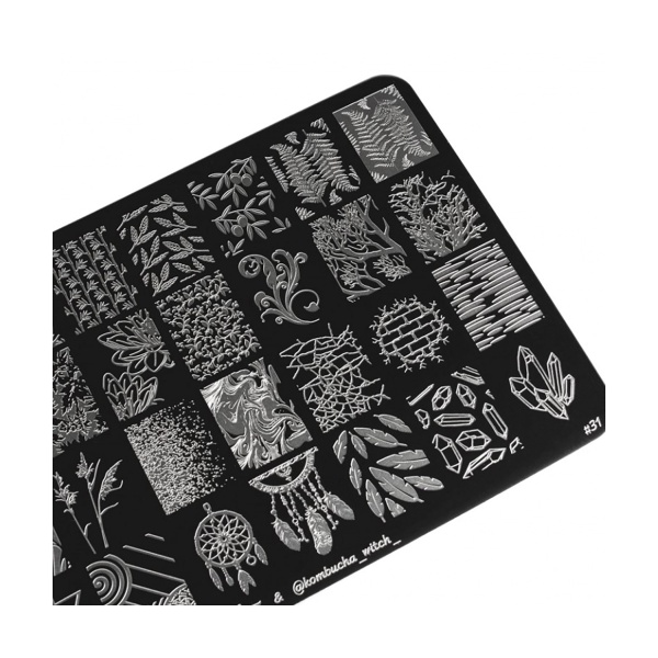 Lesly Пластина для стемпинга, №31 & @kombucha_witch_ купить - 0