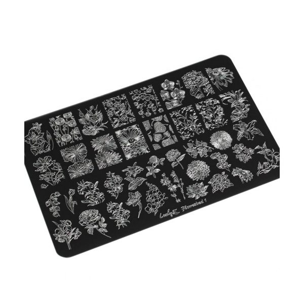 Lesly Пластина для стемпинга, Flowerbed 1 купить - 0