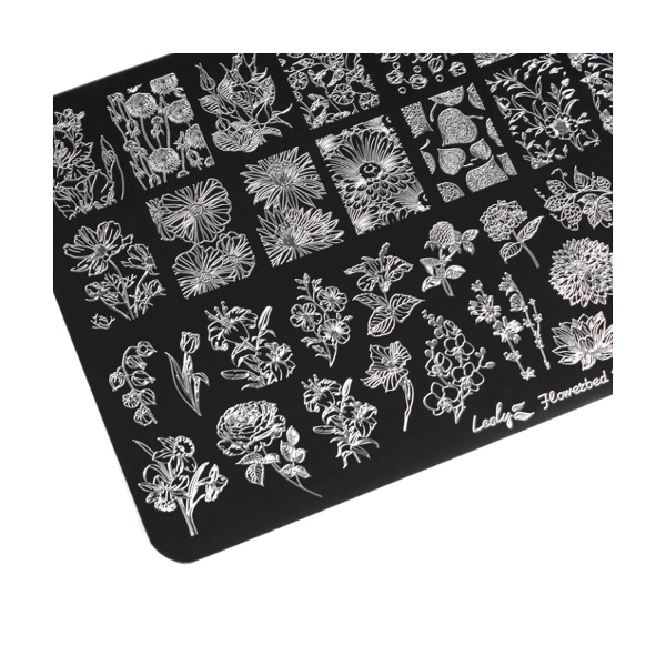 Lesly Пластина для стемпинга, Flowerbed 1 купить - 0