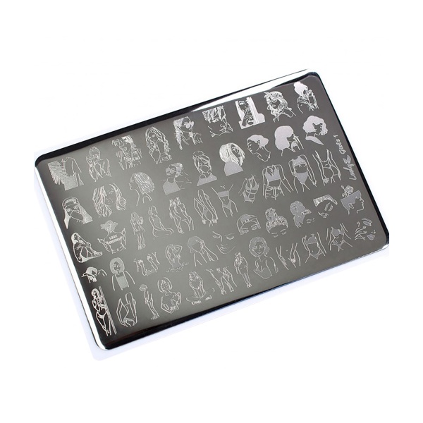 Lesly Пластина для стемпинга, Girls 1 купить - 0