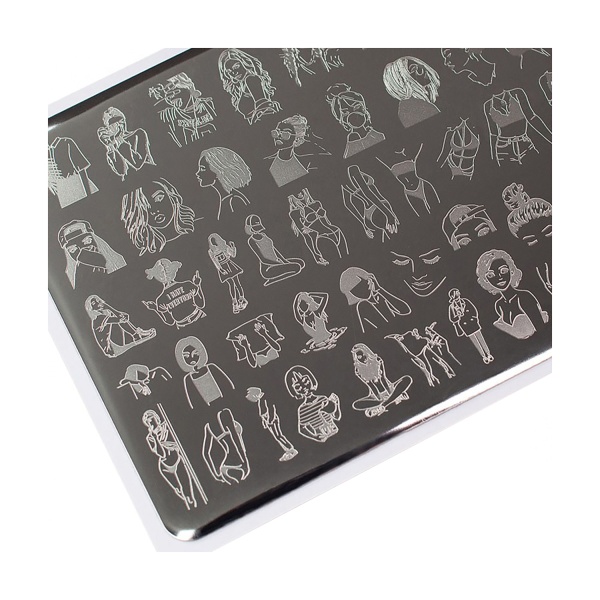 Lesly Пластина для стемпинга, Girls 1 купить - 0