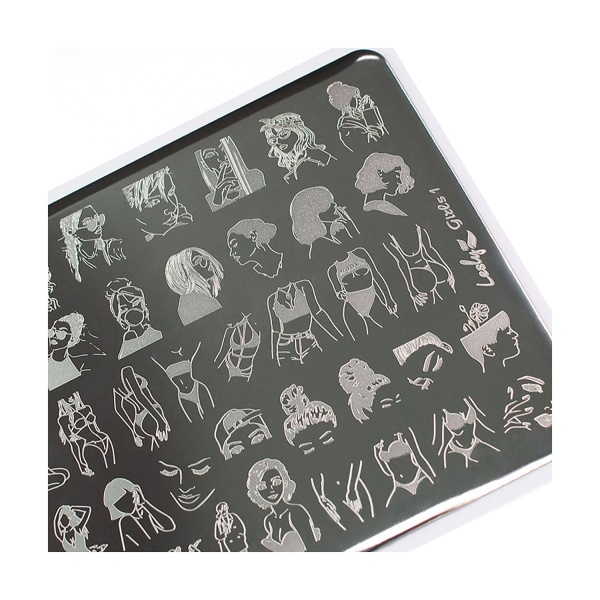 Lesly Пластина для стемпинга, Girls 1 купить - 0