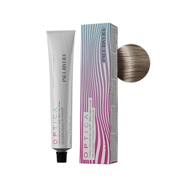 Paul Rivera Крем-краска для волос Optica, 7.1 блонд пепельный, 100 мл купить - 0