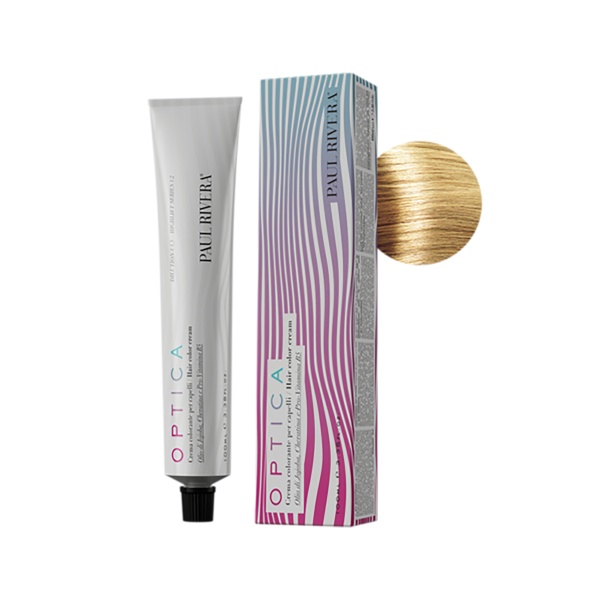 Paul Rivera Крем-краска для волос Optica, 10.3 очень светлый блонд платиново-золотистый, 100 мл купить - 0