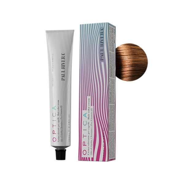 Paul Rivera Крем-краска для волос Optica, 8.43 светлый блонд медно-золотистый, 100 мл купить - 0