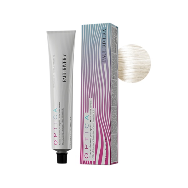 Paul Rivera Крем-краска для волос Optica, 913 блонд платиновый пепельно-золотистый, 100 мл купить - 0