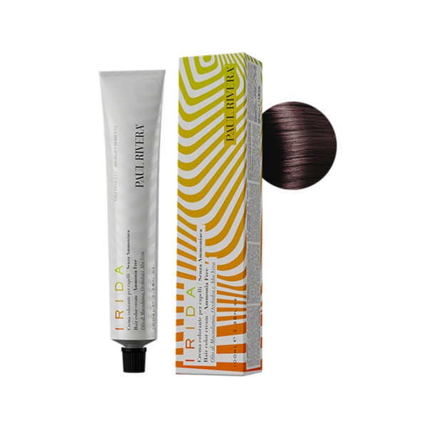 Paul Rivera Крем-краска для волос безаммиачная Irida, 4.75 каштановый коричнево-махагоновый, 100 мл купить - 0