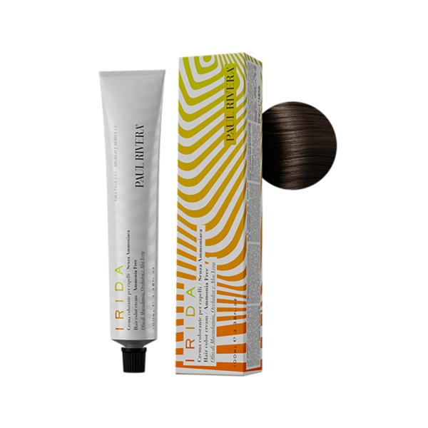 Paul Rivera Крем-краска для волос безаммиачная Irida, 5.77 интенсивный светлый каштаново-коричневый, 100 мл купить - 0