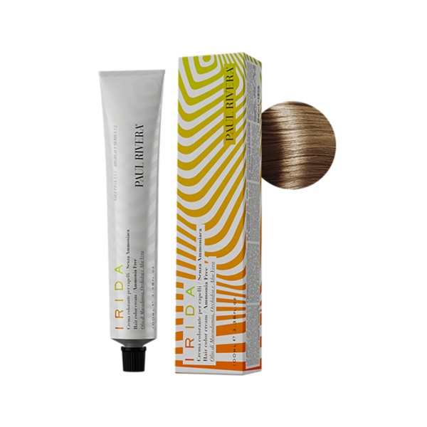 Paul Rivera Крем-краска для волос безаммиачная Irida, 8.31 светлый блонд бежевый, 100 мл купить - 0