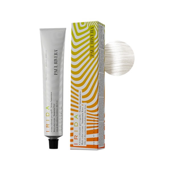 Paul Rivera Крем-краска для волос безаммиачная Irida, 901 очень светлый блонд платиновый пепельный, 100 мл купить - 0