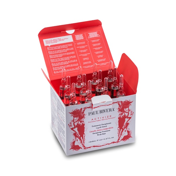 Paul Rivera Энергетические ампулы для лечения особо хрупких волос Activize Energising Treatment, 12 x 8 мл купить - 0