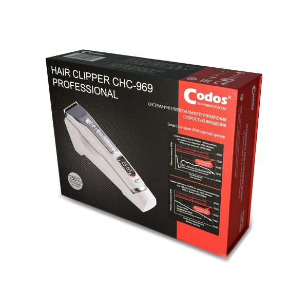 Codos Машинка для стрижки волос профессиональная Hair Clipper Professional CHC-969 купить - 0