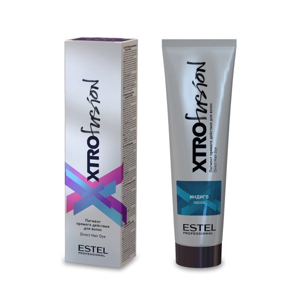 Estel Professional Пигмент прямого действия для волос Xtro Fusion, индиго, 100 мл купить - 0