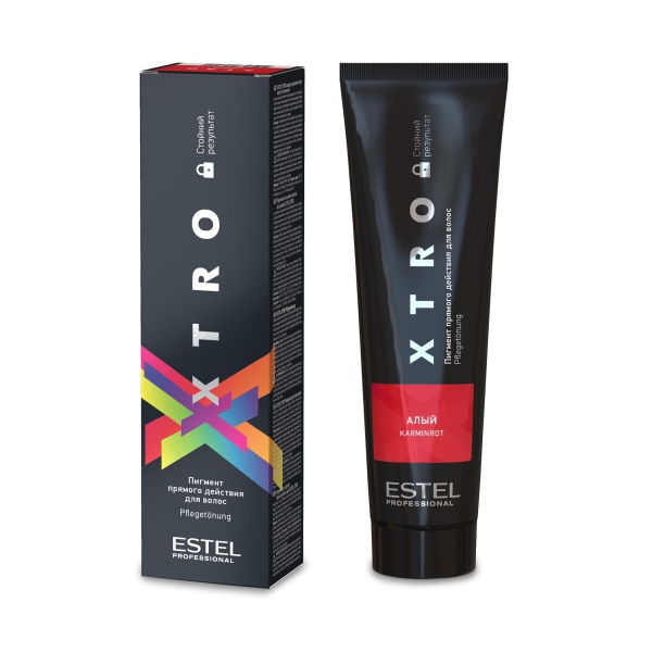 Estel Professional Пигмент прямого действия для волос Xtro Black, алый, 100 мл купить - 0