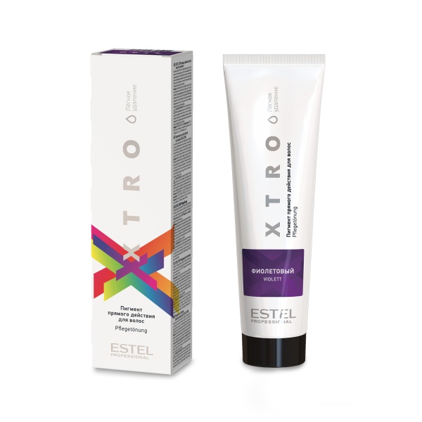 Estel Professional Пигмент прямого действия для волос Xtro White, фиолетовый, 100 мл купить - 0