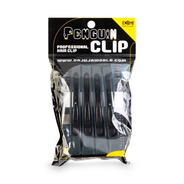 Dajuja Набор зажимов Penguin Clip, 4 шт, черный-черный купить - 0