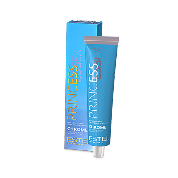 Estel Professional Крем-краска Princess Essex Chrome, 3.66 темный шатен фиолетовый интенсивный, 60 м купить - 0