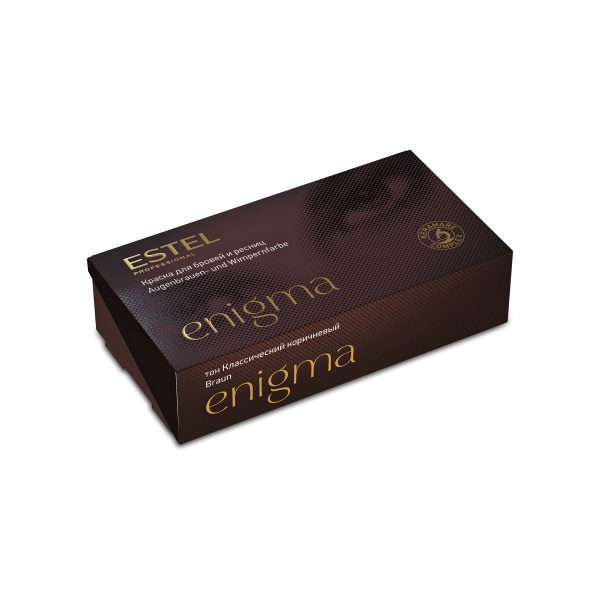 Estel Professional Набор для окрашивания бровей и ресниц Enigma, тон 4 классический коричневый купить - 0