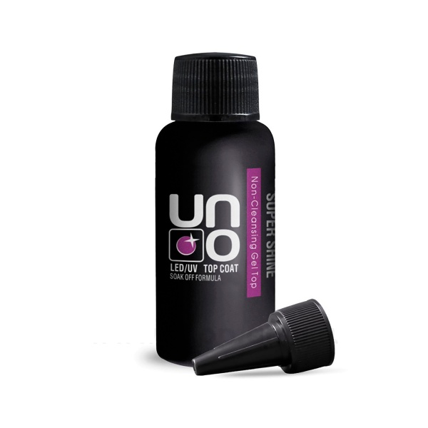 Uno Верхнее покрытие без липкого слоя Top Coat Super Shine, 30 мл купить - 0