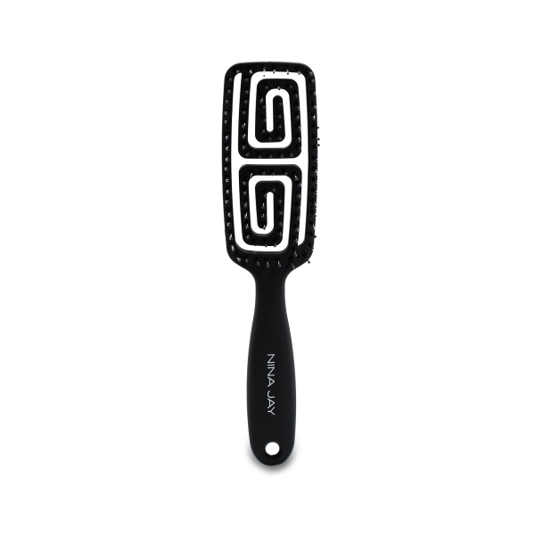 Nina Jay Кинетическая расческа для коротких волос, черная купить - 0