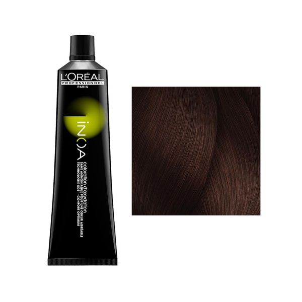 L'Оrеаl Рrоfеssiоnnеl Краска для волос без аммиака Inоа ОDS2 Rеsist, 5.5 светлый шатен красное дерево, 60 мл купить - 0
