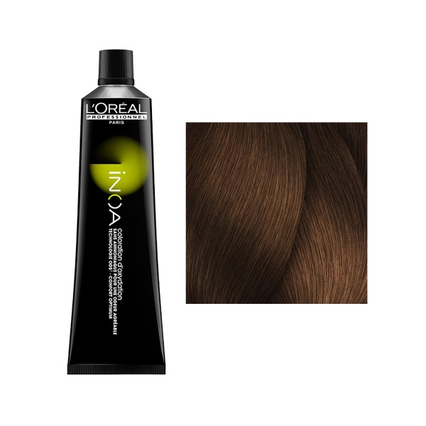 L'Оrеаl Рrоfеssiоnnеl Краска для волос без аммиака Inоа ОDS2, 6.34 темный блондин золотистый медный, 60 мл купить - 0