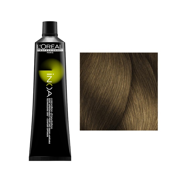 L'Оrеаl Рrоfеssiоnnеl Краска для волос без аммиака Inоа ОDS2, 7.3 базовый золотистый, 60 мл купить - 0