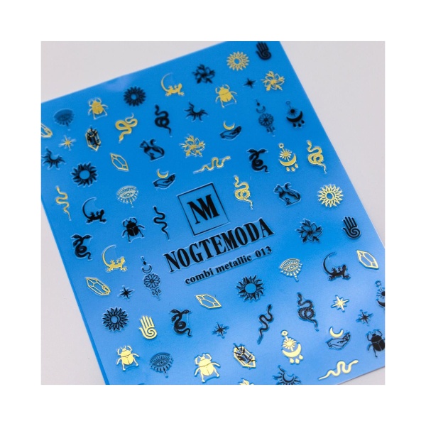 NogteModa Наклейки Combi Metallic, №013 купить - 0