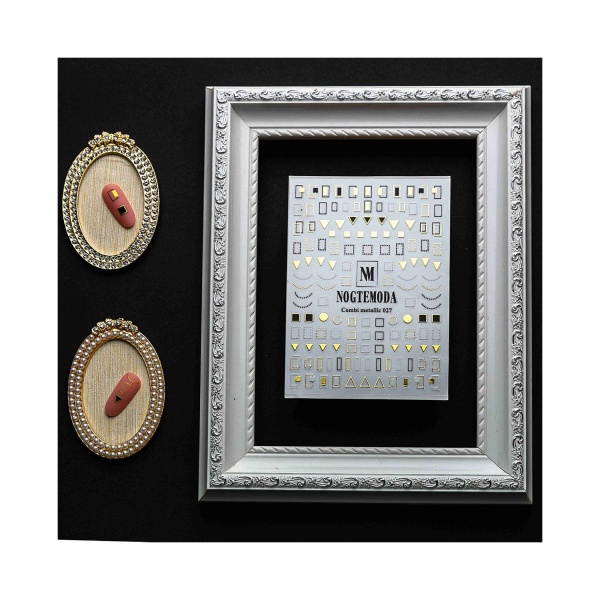 NogteModa Наклейки Combi Metallic, №027 купить - 0