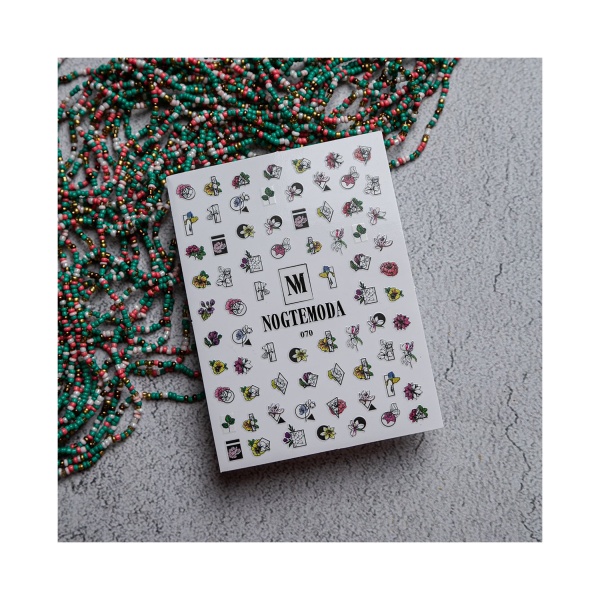 NogteModa Наклейки, №070 купить - 0