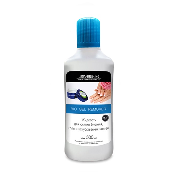 Severina Жидкость для снятия биогеля, геля, гель-лака, 500 мл купить - 0