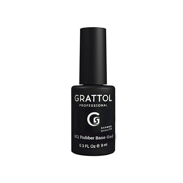 Grattol Каучуковая база IQ Rubber Base Gel, 9 мл купить - 0