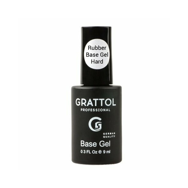 Grattol Каучуковая база Base Gel Hard, 9 мл купить - 0