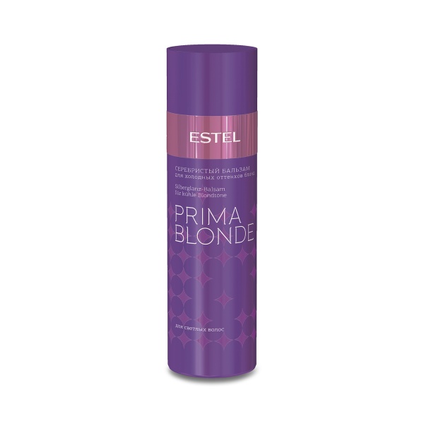 Estel Professional Серебристый бальзам для холодных оттенков блонд Prima Blonde, 200 мл купить - 0