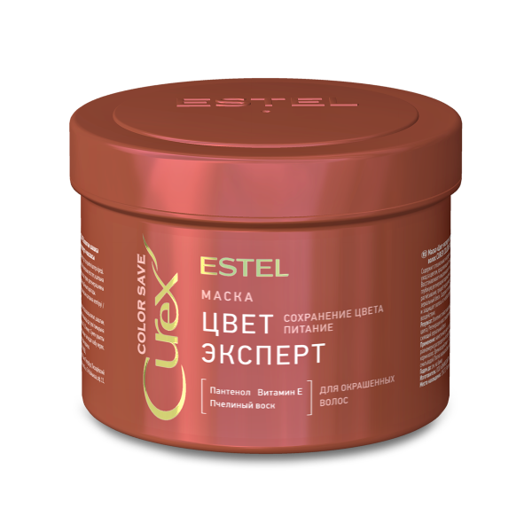 Estel Professional Маска Цвет-эксперт для окрашенных волос Curex Color Save, 500 мл купить - 0