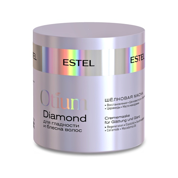 Estel Professional Шёлковая маска для гладкости и блеска волос Otium Diamond, 300 мл купить - 0