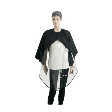 Dewal Pro Пеньюар для окрашивания, полиэстер, с прозрачной вставкой ПВХ, на крючках, 138х150 см купить