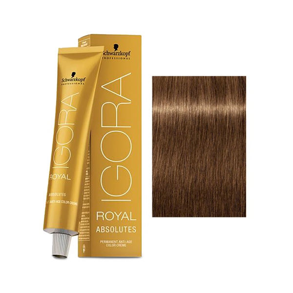 Schwarzkopf Professional Крем-краска для волос Igora Royal Absolutes, 7-60 Средний русый шоколадный натуральный, 60 мл купить - 0